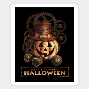 Steampunk Halloween Sticker